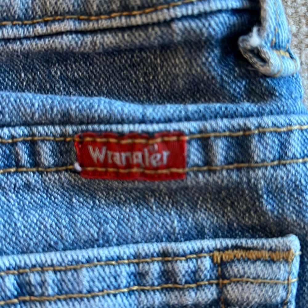 Wrangler adjustable waist slim fit straight leg size 14